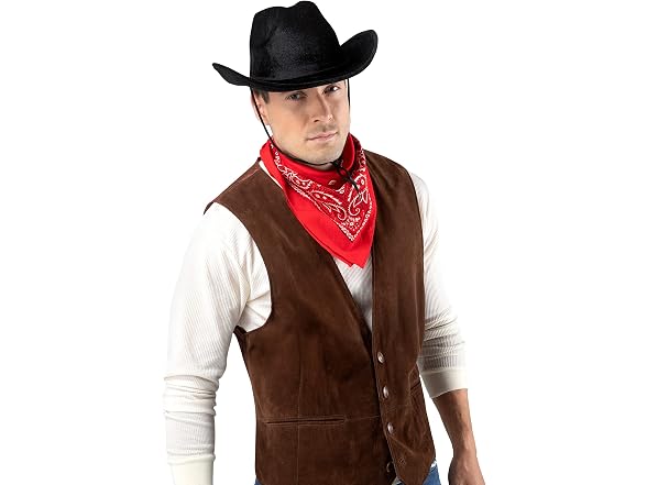 Forum Novelties Adult Deluxe Felt Cowboy