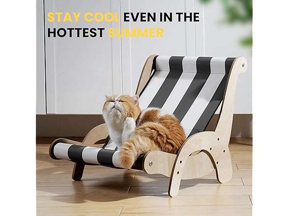 Cooling Cat Hammock Chair with Water Mat