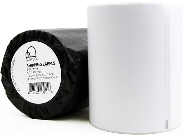 Buhbo 4" x 6" Shipping Label Roll