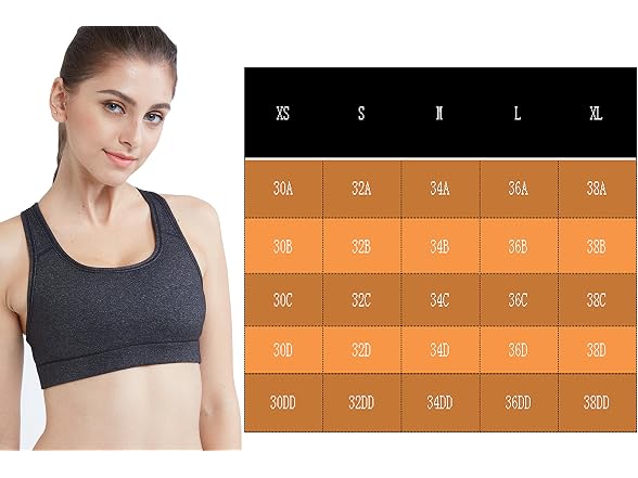 Oalka Women (M) Racerback Sports Support Bras