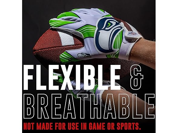 SEATTLE SEAHAWKS Receiver Gloves (YM)