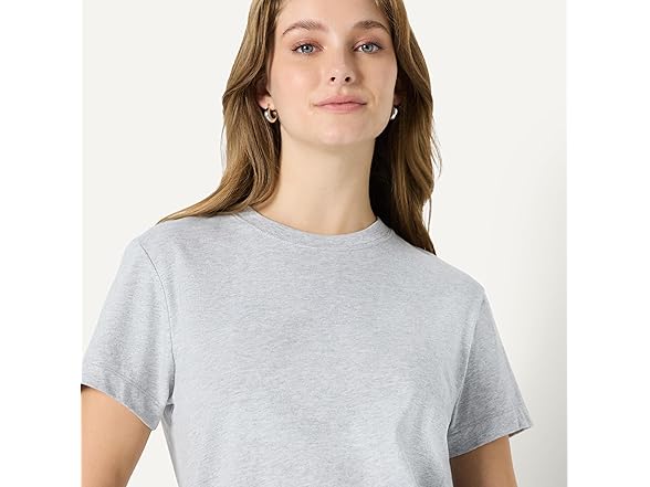 Women's Relaxed-Fit Cotton Crewneck T-Shirt