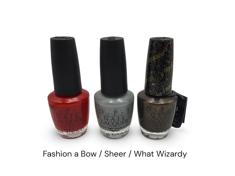 OPI Nail Lacquer 3-Pack Long-Lasting, High-Shine Shades, Fashion a Bow + More