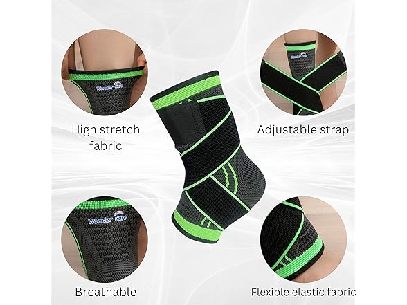 Wonder Care Ankle Brace Compression Wrap