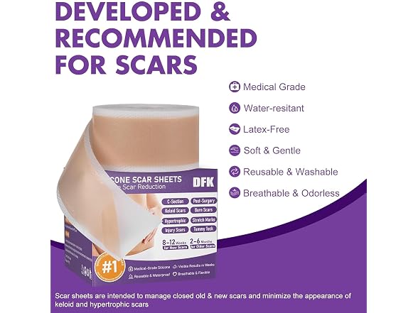 DFK Silicone Scar Sheets
