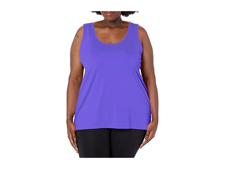 Just My Size Cooldri Tank (4X) Purple