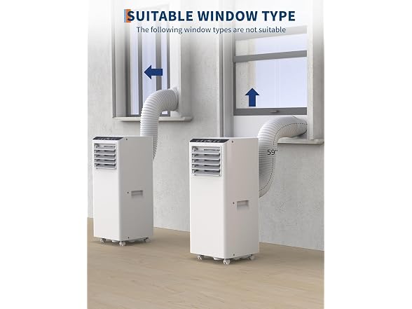 KYBOLT 8000 BTU Portable Air Conditioner - 3-in