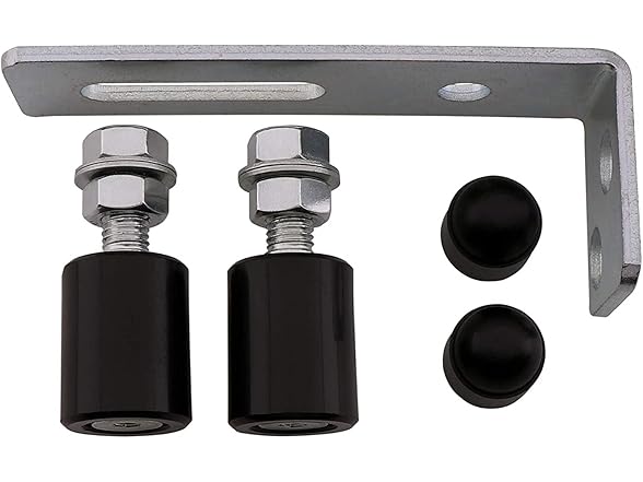 THE HARDWARE MART Gate Guide Adjustable - Smooth Black Ny