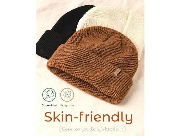 FURTALK Toddler Beanie 3 Pack