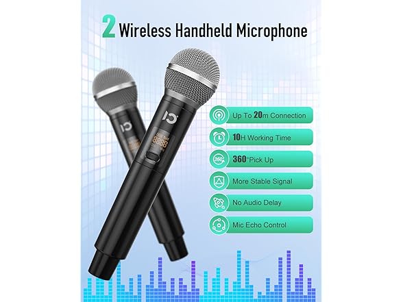 100W Portable Speaker W/ Mic