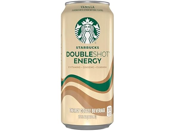 Starbucks Double Shot Energy Drink, Vanilla, 15 Fl Oz