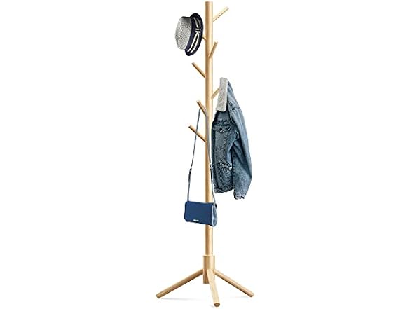 Hupmad 8-Hook Adjustable Coat Rack