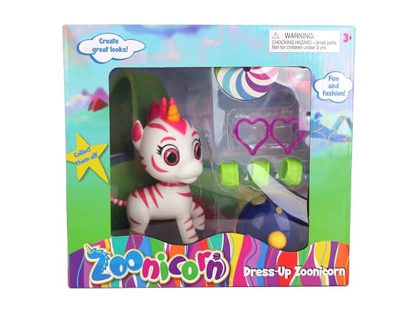Zoonicorn Aliel Dress-Up Pink,5 in