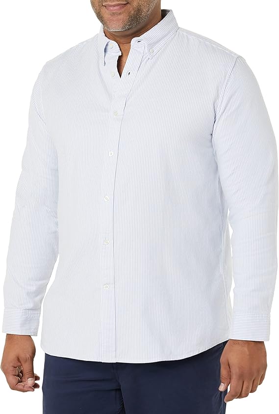 Amazon Essentials Mens LS Stretch Oxford Regular - Gallery 9