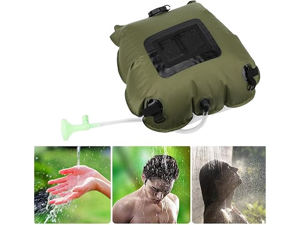 Topyond Portable Outdoor Solar Heated