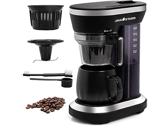 JAVASTARR Grind and Brew Coffee Maker