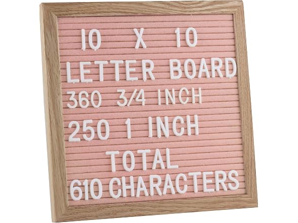 10” X 10” Felt Letter Board