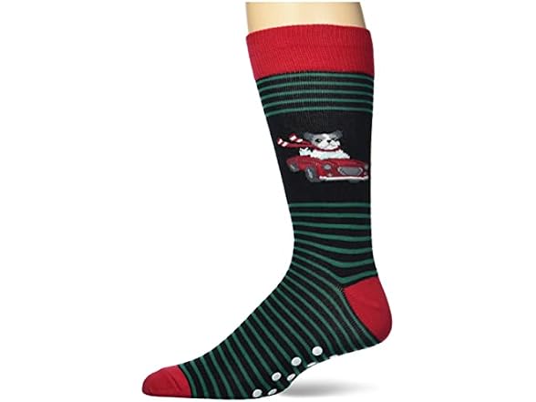 Hot Sox Men (6-12) Hotsox Men's Geo Christmas Sock