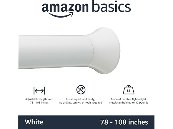 Amazon Basics No Drill Spring Tension
