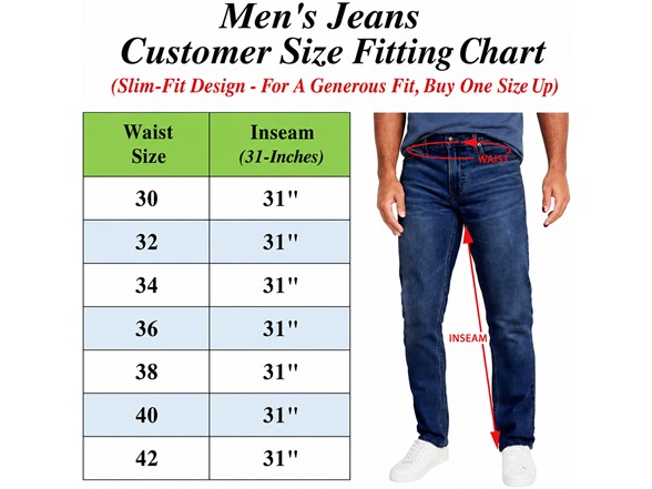 3Pk Mens Stretch Slim Straight Jeans