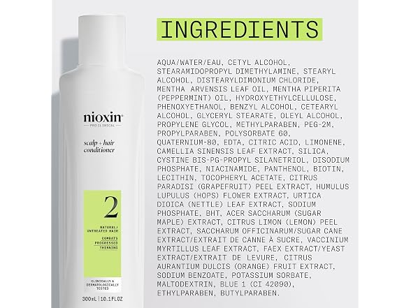 Nioxin System 2 Therapy Conditioner 10.1oz