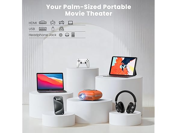 Mini Projector with Two -Way Bluetooth