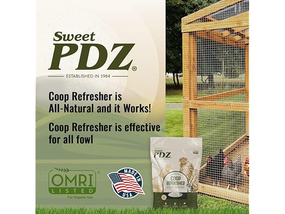 Sweet PDZ - Coop Refresher - Zeolite Odor Elimantor