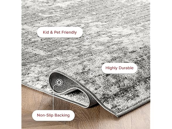 nuLOOM Deedra Modern Abstract Area Rug, 4'x6'