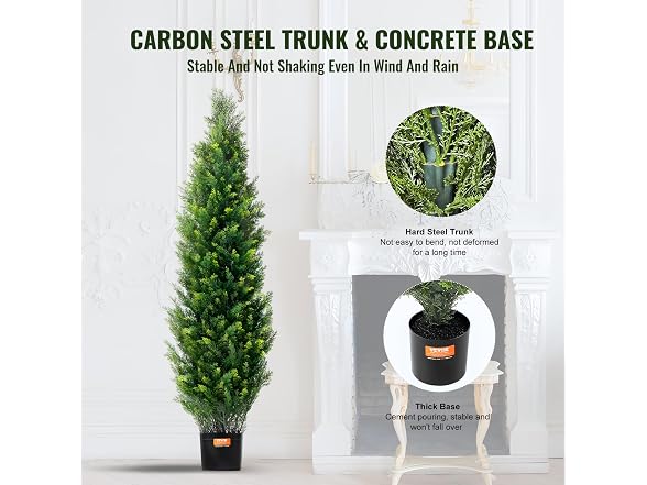 Artificial Cedar Topiary Tree, 48 inch Tall