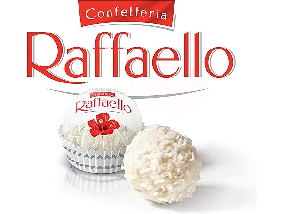 Ferrero Raffaello, Almond Coconut Candy, 5.3 oz