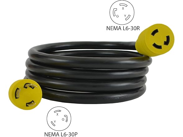 Conntek L630PR-010 30 Amp Locking Extension Cord