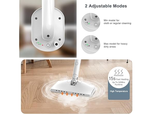 ACHTFACH 6-in-1 Steam Mop