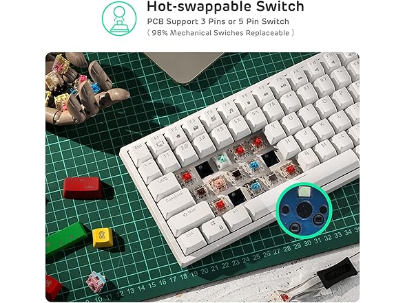 RK 84 Wireless RGB Hot-Swappable Mechanical Keyboard
