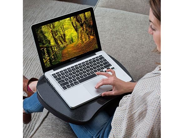 Sofia + Sam Mini Memory Foam Lap Desk Color: Black