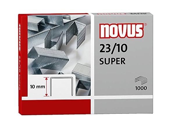 Novus 23/10 Super Staples (Box of 1000)