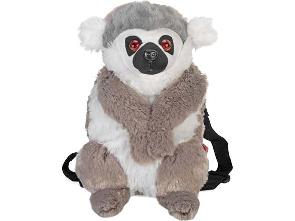 Wild Republic Backpack Ring Tailed Lemur