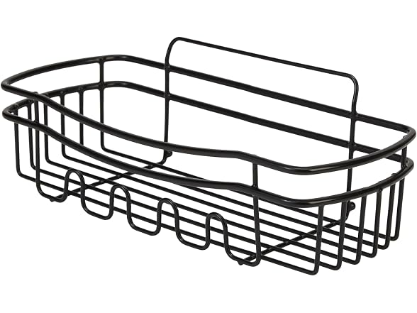 Bath Bliss Ultimate 3 Piece Adhesive Shower Caddy Set Black