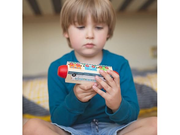Bigjigs Toys Wooden Vehicle Twist Blocks