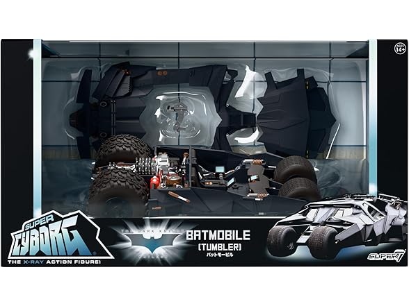 Super7 Super Cyborg Batman Batmobile Tumbler