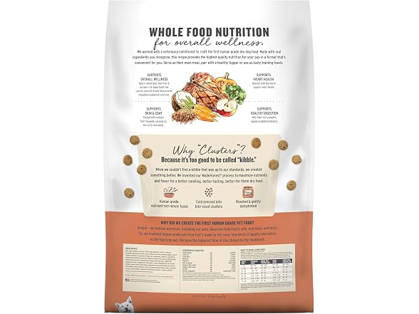 Beef Dog Food Clusters 20lb