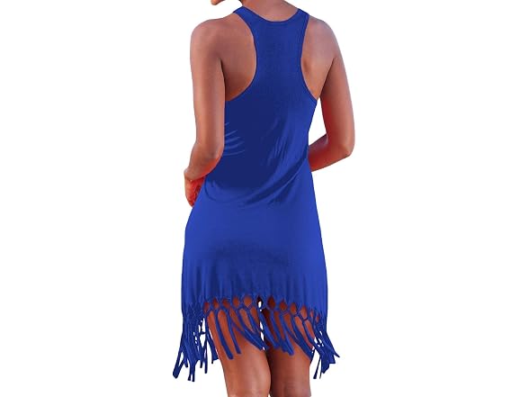 Pinziko Women (M) Summer Beach Dress Cover Bikini