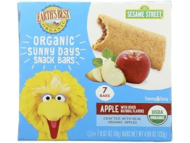 $2.99, Was $5.19, 42% Off! 7CT Earth's Best Organic Sunny Days Snack Bars dealfomo