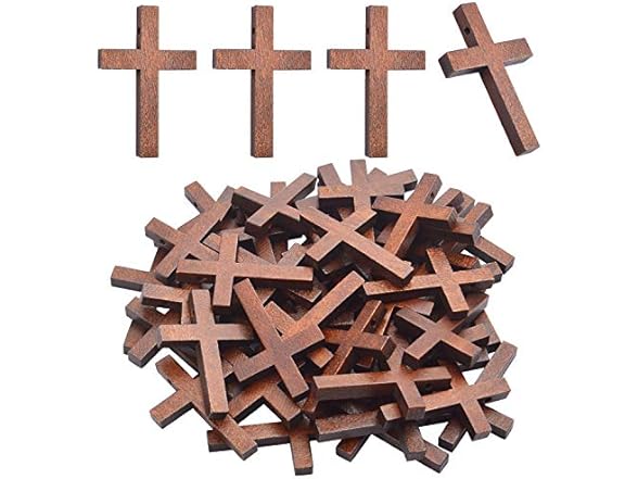 Hendevl Wooden Cross Charms