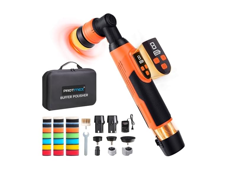 Protmex Mini Car Buffer Polisher