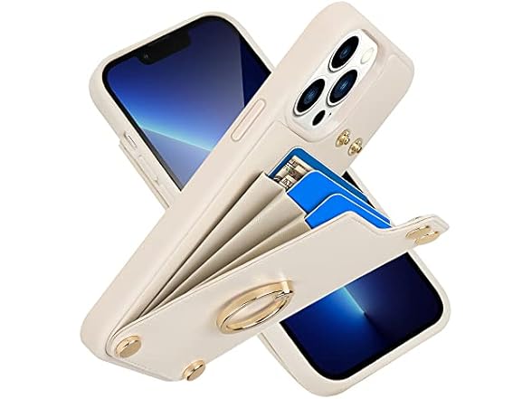 LAMEEKU Wallet Case with Card Holder