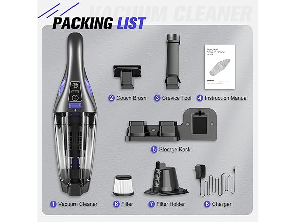 IMINSO Handheld Vacuum Cordless Car Vacuum Cleaner