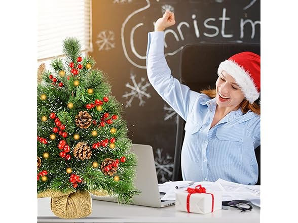 Yemetey Mini Christmas Tree with Lights