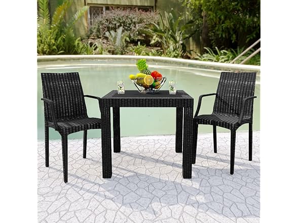 LeisureMod MCA19 Hickory Weave Armchair