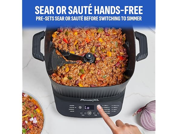 PowerXL STIRMAX DELUXE 7.5 Quart Digital Multi-Cooker - Gallery 4