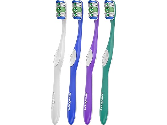 Colgate 360 Toothbrush Medium 4pk